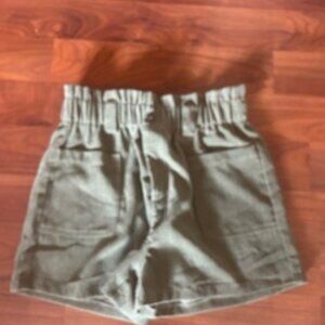 Altered State green corduroy shorts, size large